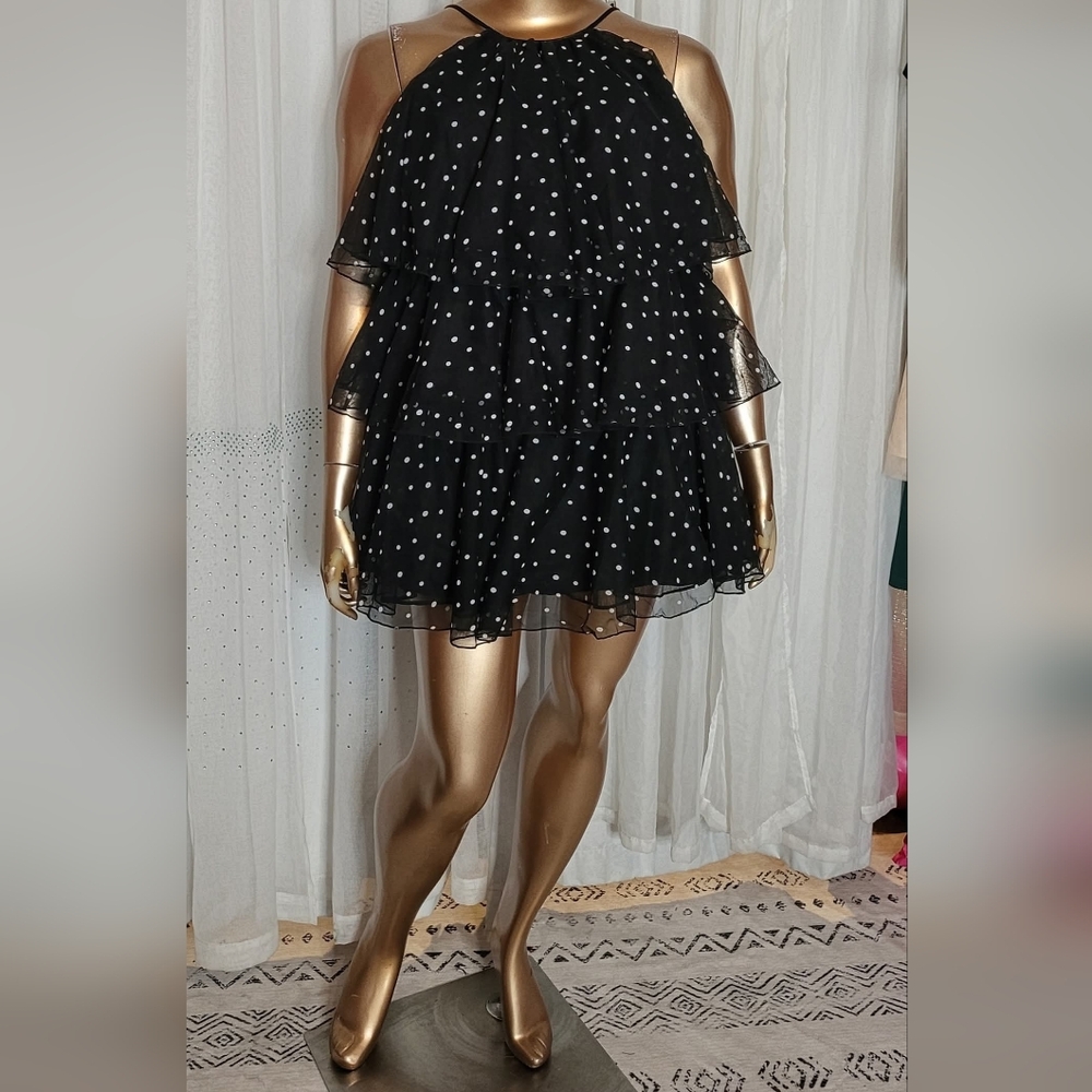 Kate Spade Black and White Polka Dot Dress